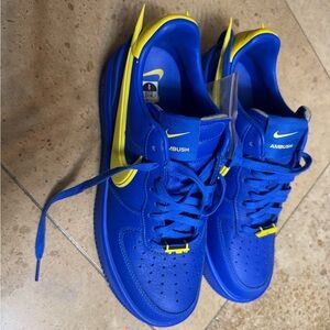 Nike Ambush Royal Blue and Bright Yellow Sneakers